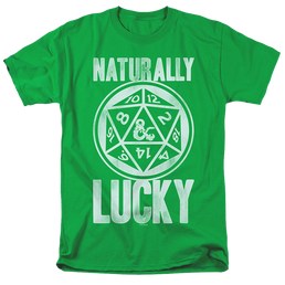 Dungeons & Dragons Naturally Lucky - Men's Regular Fit T-Shirt Men's Regular Fit T-Shirt Dungeons & Dragons   