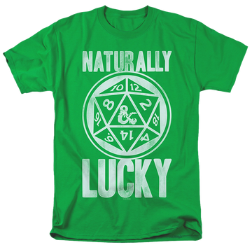 Dungeons & Dragons Naturally Lucky - Men's Regular Fit T-Shirt Men's Regular Fit T-Shirt Dungeons & Dragons   