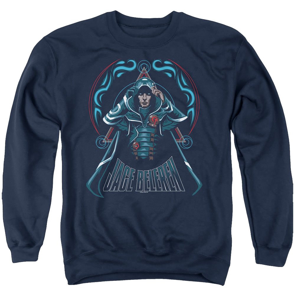 Magic the Gathering Jace - Men's Crewneck Sweatshirt Men's Crewneck Sweatshirt Magic the Gathering   