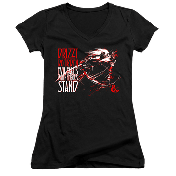 Dungeons & Dragons Evil Falls - Juniors V-Neck T-Shirt Juniors V-Neck T-Shirt Dungeons & Dragons   