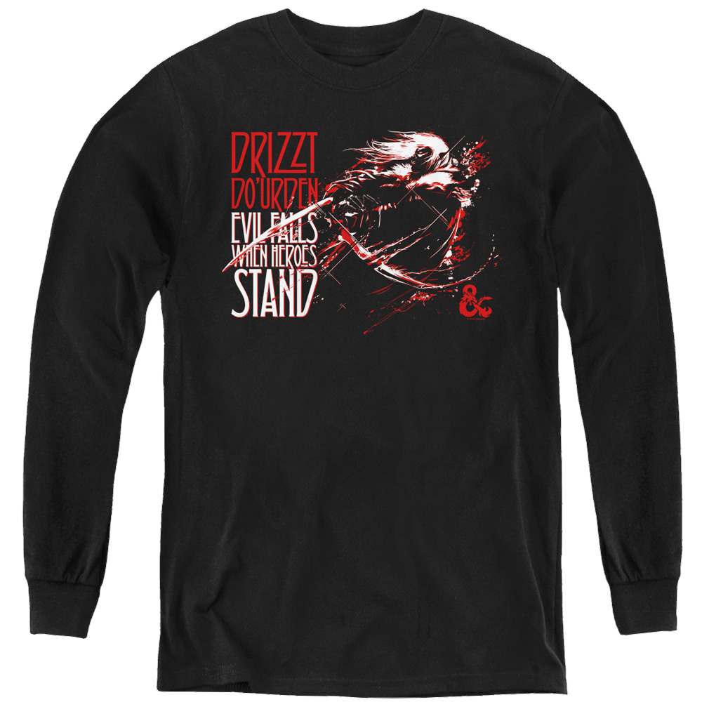 Dungeons & Dragons Evil Falls - Youth Long Sleeve T-Shirt Youth Long Sleeve T-Shirt Dungeons & Dragons   