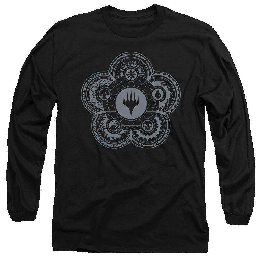 Magic the Gathering Icon Glyph - Men's Long Sleeve T-Shirt Men's Long Sleeve T-Shirt Magic the Gathering   