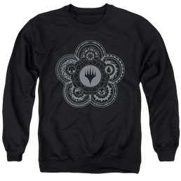Magic the Gathering Icon Glyph - Men's Crewneck Sweatshirt Men's Crewneck Sweatshirt Magic the Gathering   