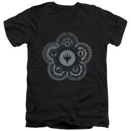 Magic the Gathering Icon Glyph - Men's V-Neck T-Shirt Men's V-Neck T-Shirt Magic the Gathering   
