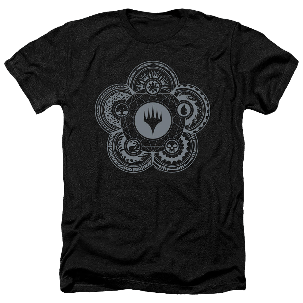 Magic the Gathering Icon Glyph - Men's Heather T-Shirt Men's Heather T-Shirt Magic the Gathering   