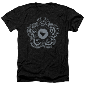 Magic the Gathering Icon Glyph - Men's Heather T-Shirt Men's Heather T-Shirt Magic the Gathering   
