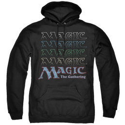 Magic the Gathering Retro Logo Repeat - Pullover Hoodie Pullover Hoodie Magic the Gathering   