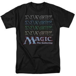 Magic the Gathering Retro Logo Repeat - Men's Regular Fit T-Shirt Men's Regular Fit T-Shirt Magic the Gathering   