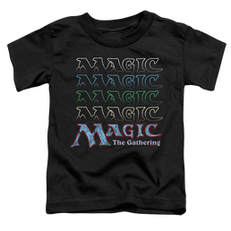 Magic the Gathering Retro Logo Repeat - Toddler T-Shirt Toddler T-Shirt Magic the Gathering   