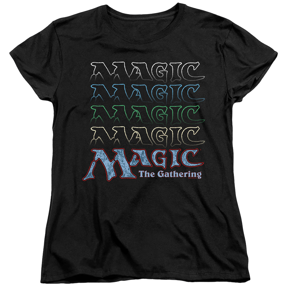 Magic the Gathering Retro Logo Repeat - Women's T-Shirt Women's T-Shirt Magic the Gathering   