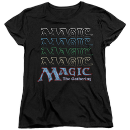 Magic the Gathering Retro Logo Repeat - Women's T-Shirt Women's T-Shirt Magic the Gathering   