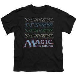 Magic the Gathering Retro Logo Repeat - Youth T-Shirt Youth T-Shirt (Ages 8-12) Magic the Gathering   