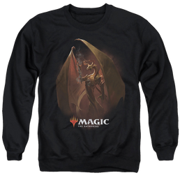 Magic the Gathering Nicol Bolas - Men's Crewneck Sweatshirt Men's Crewneck Sweatshirt Magic the Gathering   