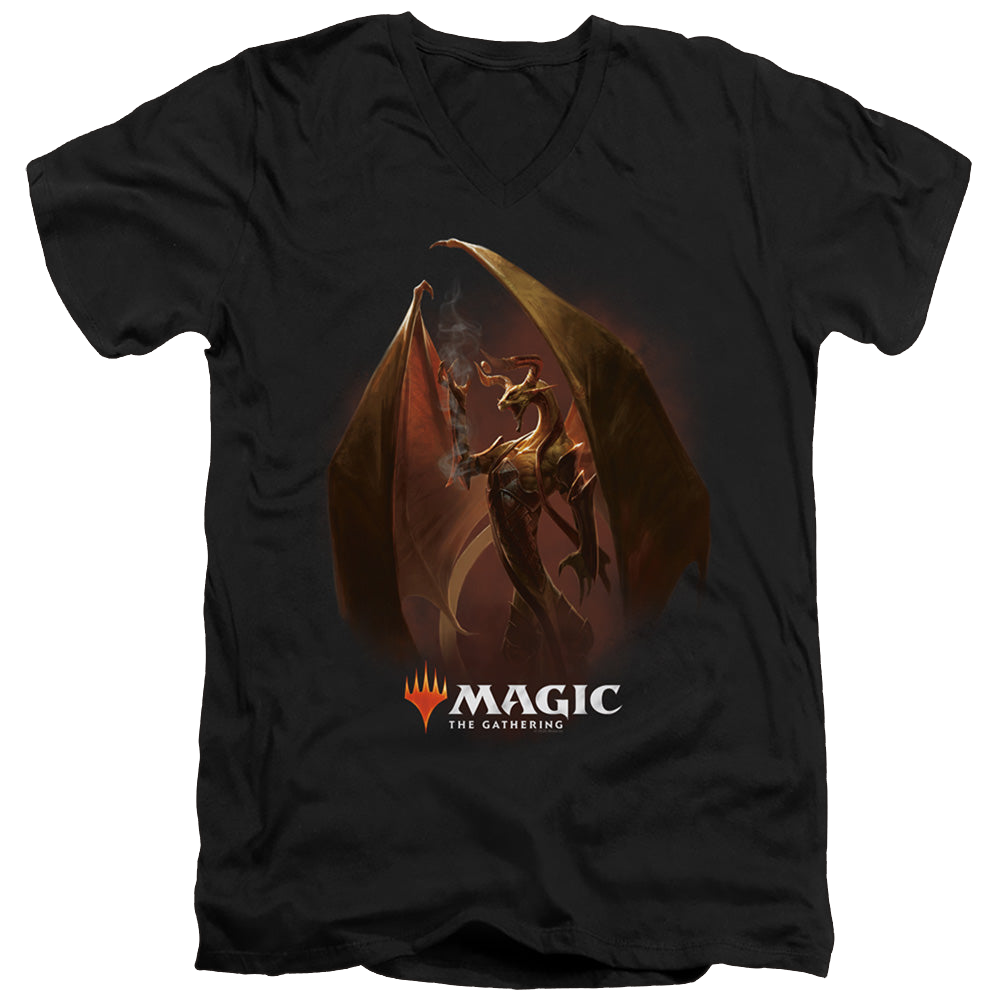 Magic the Gathering Nicol Bolas - Men's V-Neck T-Shirt Men's V-Neck T-Shirt Magic the Gathering   