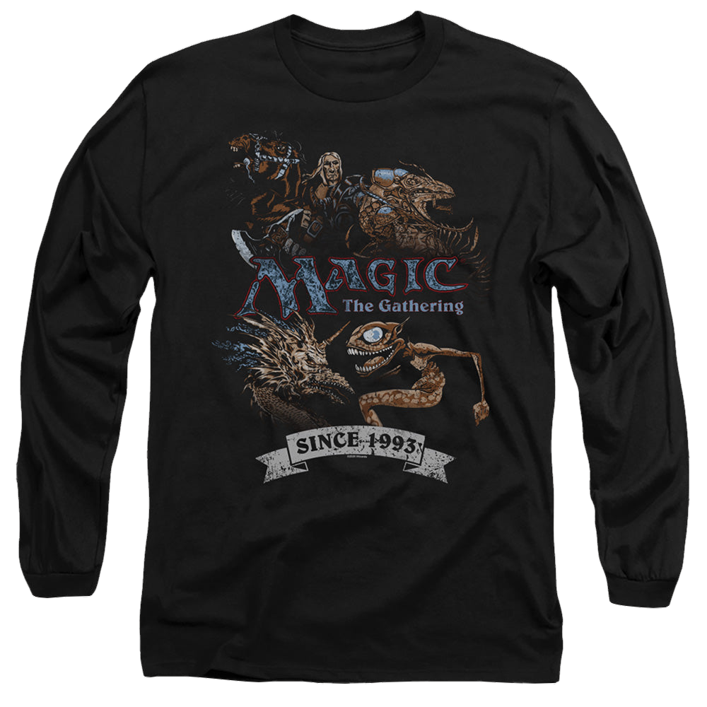Magic the Gathering Four Pack Retro - Men's Long Sleeve T-Shirt Men's Long Sleeve T-Shirt Magic the Gathering   