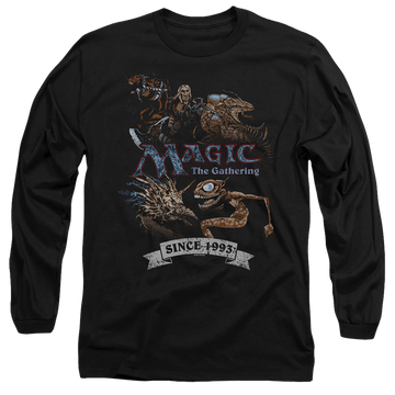 Magic the Gathering Four Pack Retro - Men's Long Sleeve T-Shirt Men's Long Sleeve T-Shirt Magic the Gathering   