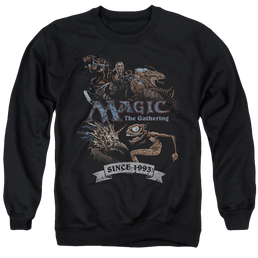 Magic the Gathering Four Pack Retro - Men's Crewneck Sweatshirt Men's Crewneck Sweatshirt Magic the Gathering   