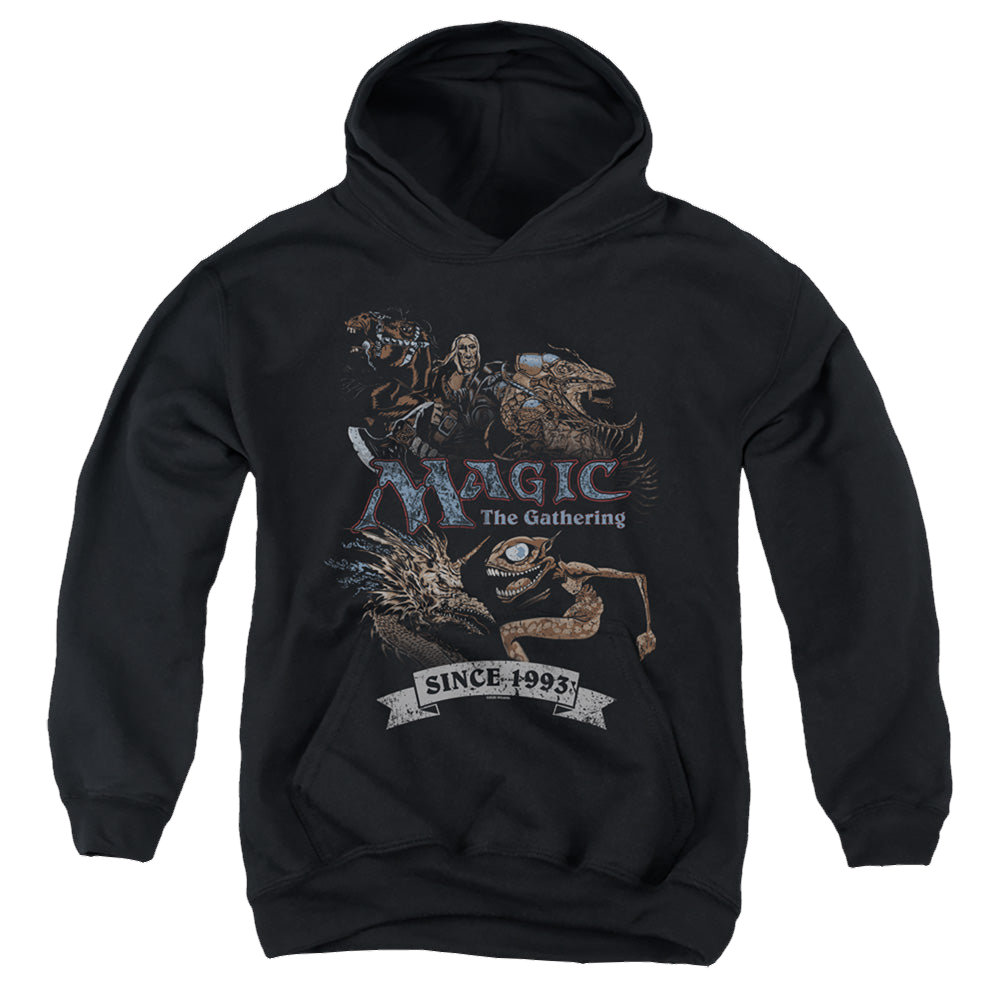Magic the Gathering Four Pack Retro - Youth Hoodie Youth Hoodie (Ages 8-12) Magic the Gathering   