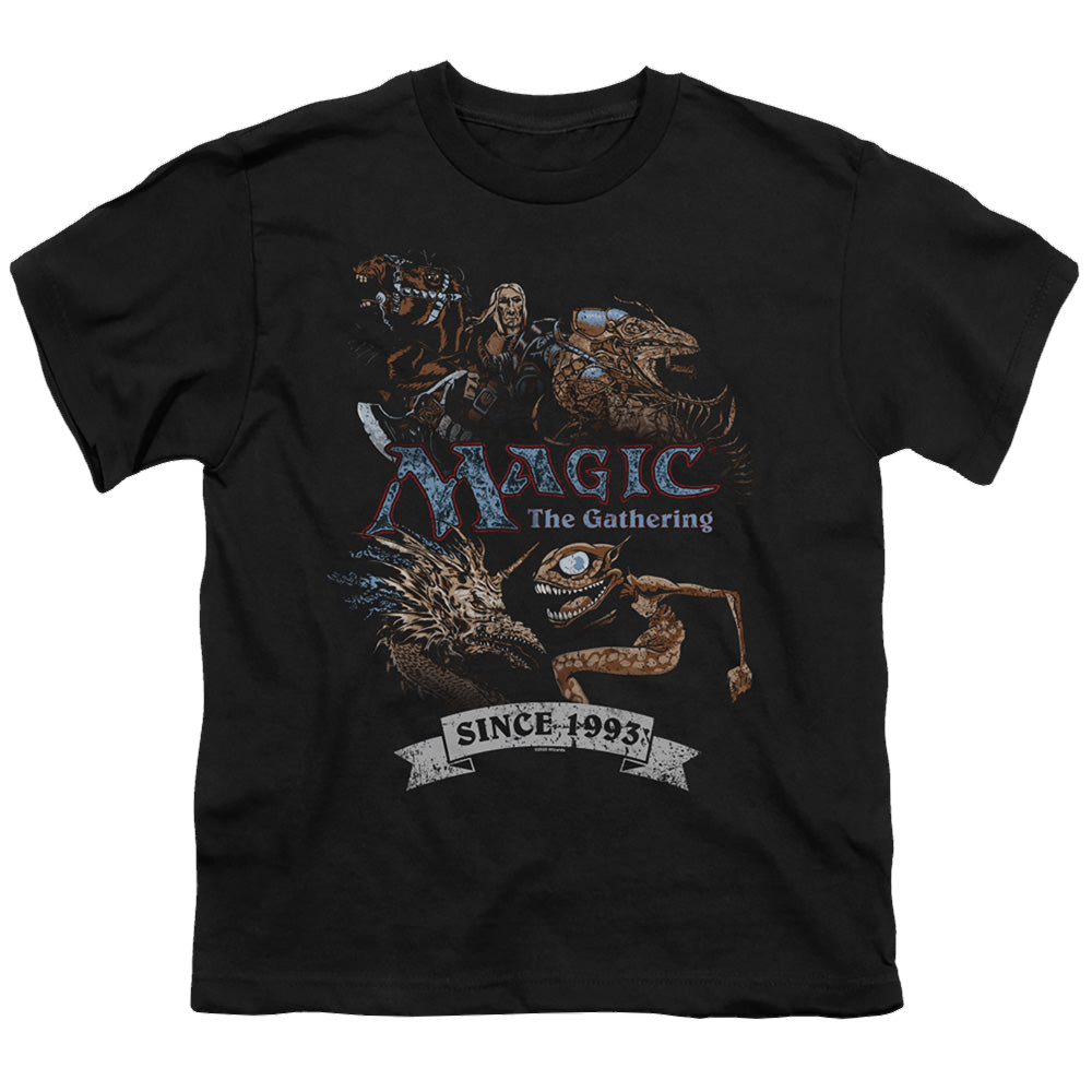 Magic the Gathering Four Pack Retro - Youth T-Shirt Youth T-Shirt (Ages 8-12) Magic the Gathering   
