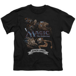 Magic the Gathering Four Pack Retro - Youth T-Shirt Youth T-Shirt (Ages 8-12) Magic the Gathering   