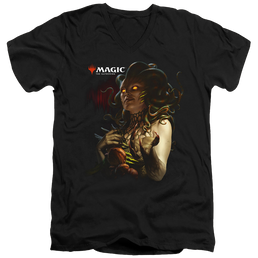 Magic the Gathering Vraska Queen Of Golgari - Men's V-Neck T-Shirt Men's V-Neck T-Shirt Magic the Gathering   