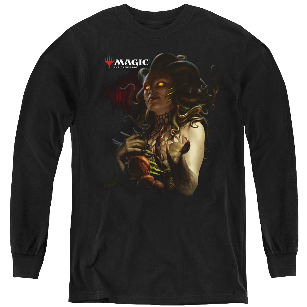 Magic the Gathering Vraska Queen Of Golgari - Youth Long Sleeve T-Shirt Youth Long Sleeve T-Shirt Magic the Gathering   