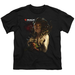 Magic the Gathering Vraska Queen Of Golgari - Youth T-Shirt Youth T-Shirt (Ages 8-12) Magic the Gathering   