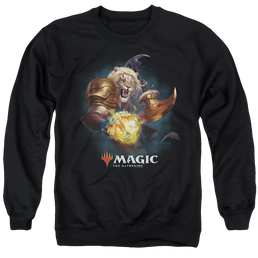 Magic the Gathering Ajani - Men's Crewneck Sweatshirt Men's Crewneck Sweatshirt Magic the Gathering   