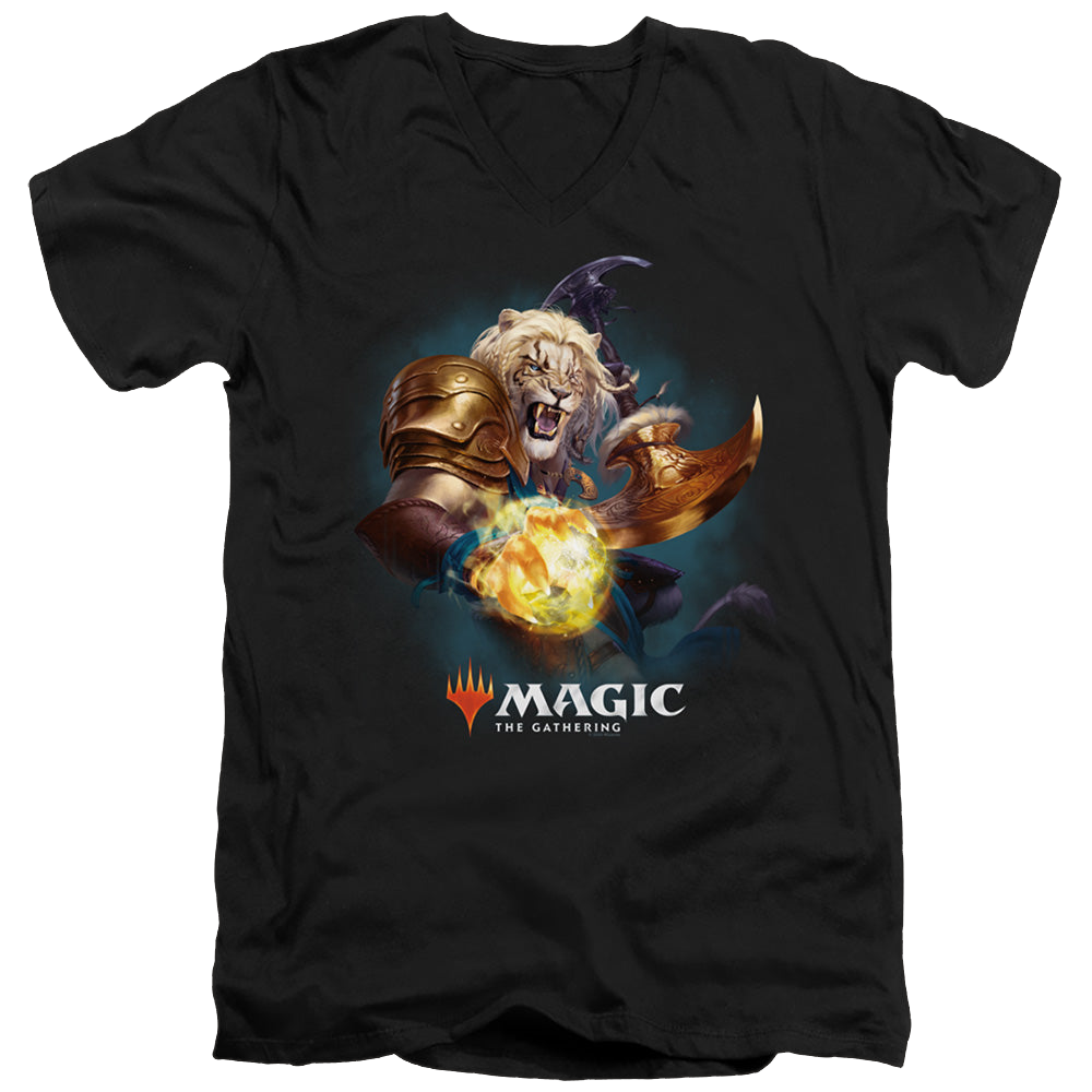 Magic the Gathering Ajani - Men's V-Neck T-Shirt Men's V-Neck T-Shirt Magic the Gathering   