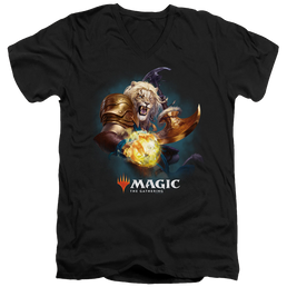 Magic the Gathering Ajani - Men's V-Neck T-Shirt Men's V-Neck T-Shirt Magic the Gathering   