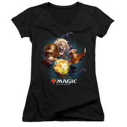 Magic the Gathering Ajani - Juniors V-Neck T-Shirt Juniors V-Neck T-Shirt Magic the Gathering   