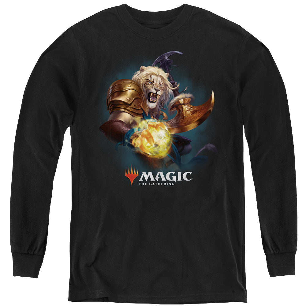 Magic the Gathering Ajani - Youth Long Sleeve T-Shirt Youth Long Sleeve T-Shirt Magic the Gathering   