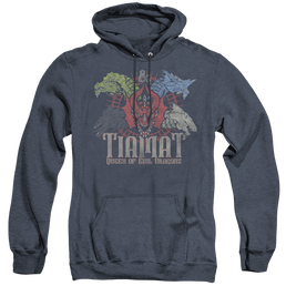 Dungeons & Dragons Tiamat Queen Of Evil - Heather Pullover Hoodie Heather Pullover Hoodie Dungeons & Dragons   