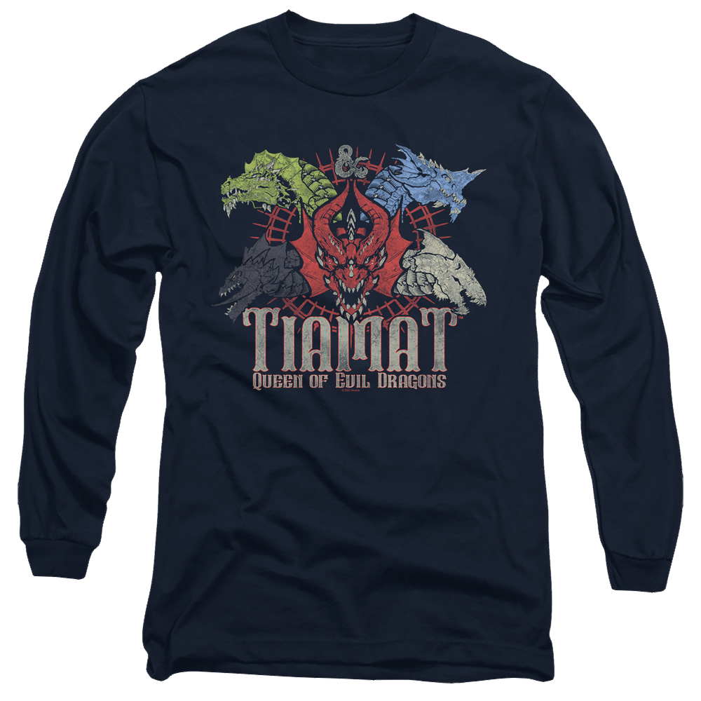 Dungeons & Dragons Tiamat Queen Of Evil - Men's Long Sleeve T-Shirt Men's Long Sleeve T-Shirt Dungeons & Dragons   