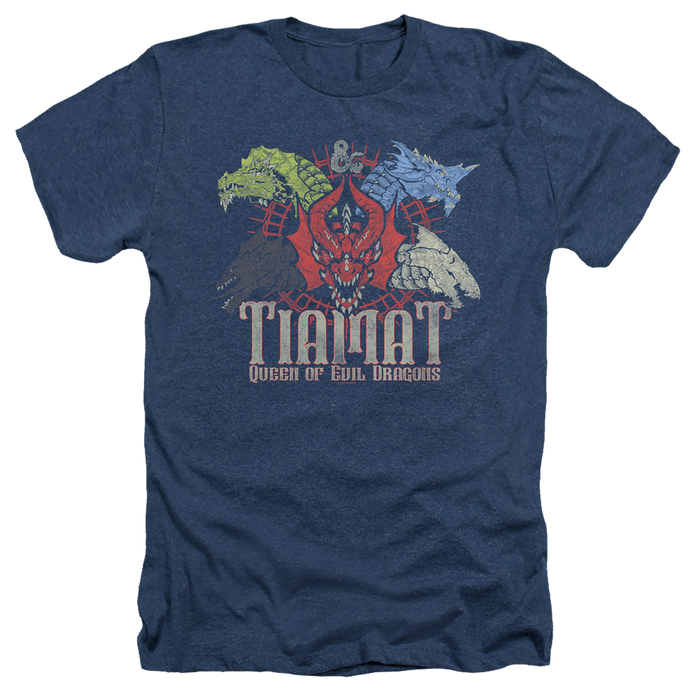 Dungeons & Dragons Tiamat Queen Of Evil - Men's Heather T-Shirt Men's Heather T-Shirt Dungeons & Dragons   