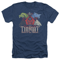 Dungeons & Dragons Tiamat Queen Of Evil - Men's Heather T-Shirt Men's Heather T-Shirt Dungeons & Dragons   