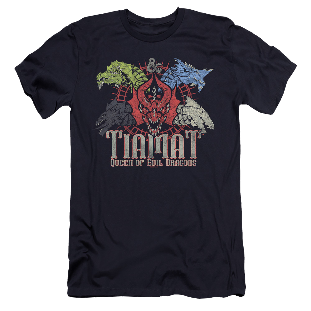 Dungeons & Dragons Tiamat Queen Of Evil - Men's Premium Slim Fit T-Shirt Men's Premium Slim Fit T-Shirt Dungeons & Dragons   