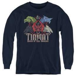 Dungeons & Dragons Tiamat Queen Of Evil - Youth Long Sleeve T-Shirt Youth Long Sleeve T-Shirt Dungeons & Dragons   