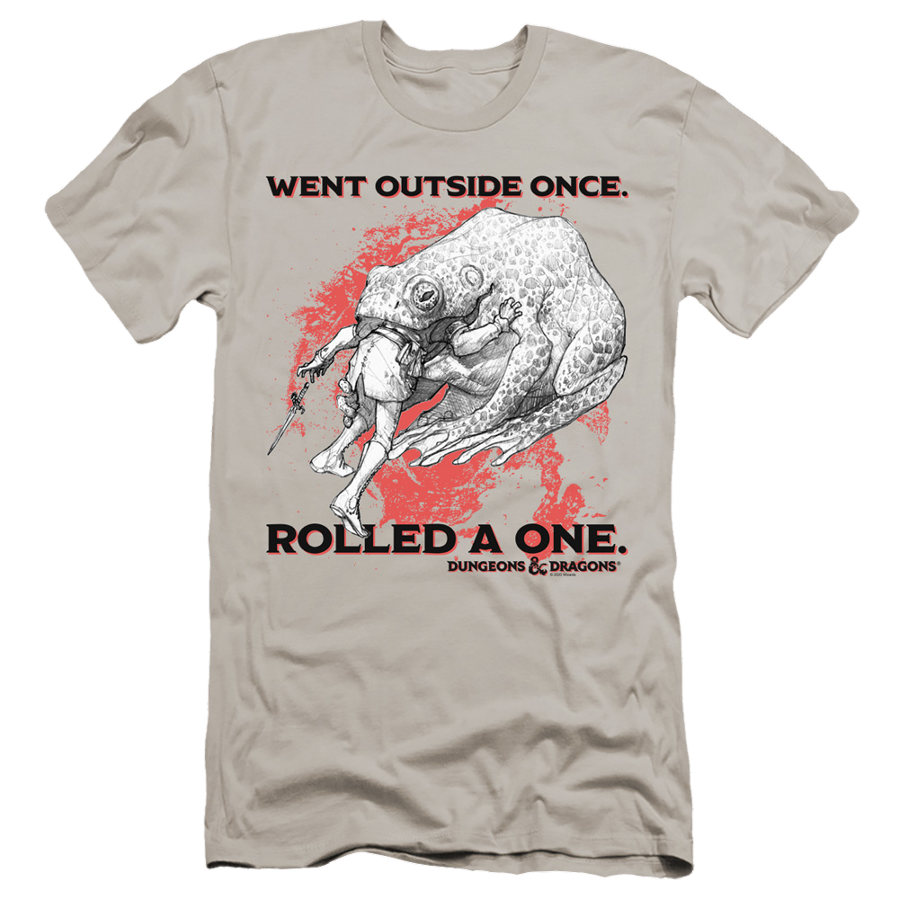 Dungeons & Dragons Rolled A One - Men's Premium Slim Fit T-Shirt Men's Premium Slim Fit T-Shirt Dungeons & Dragons   