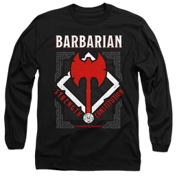 Dungeons & Dragons Barbarian - Men's Long Sleeve T-Shirt Men's Long Sleeve T-Shirt Dungeons & Dragons   
