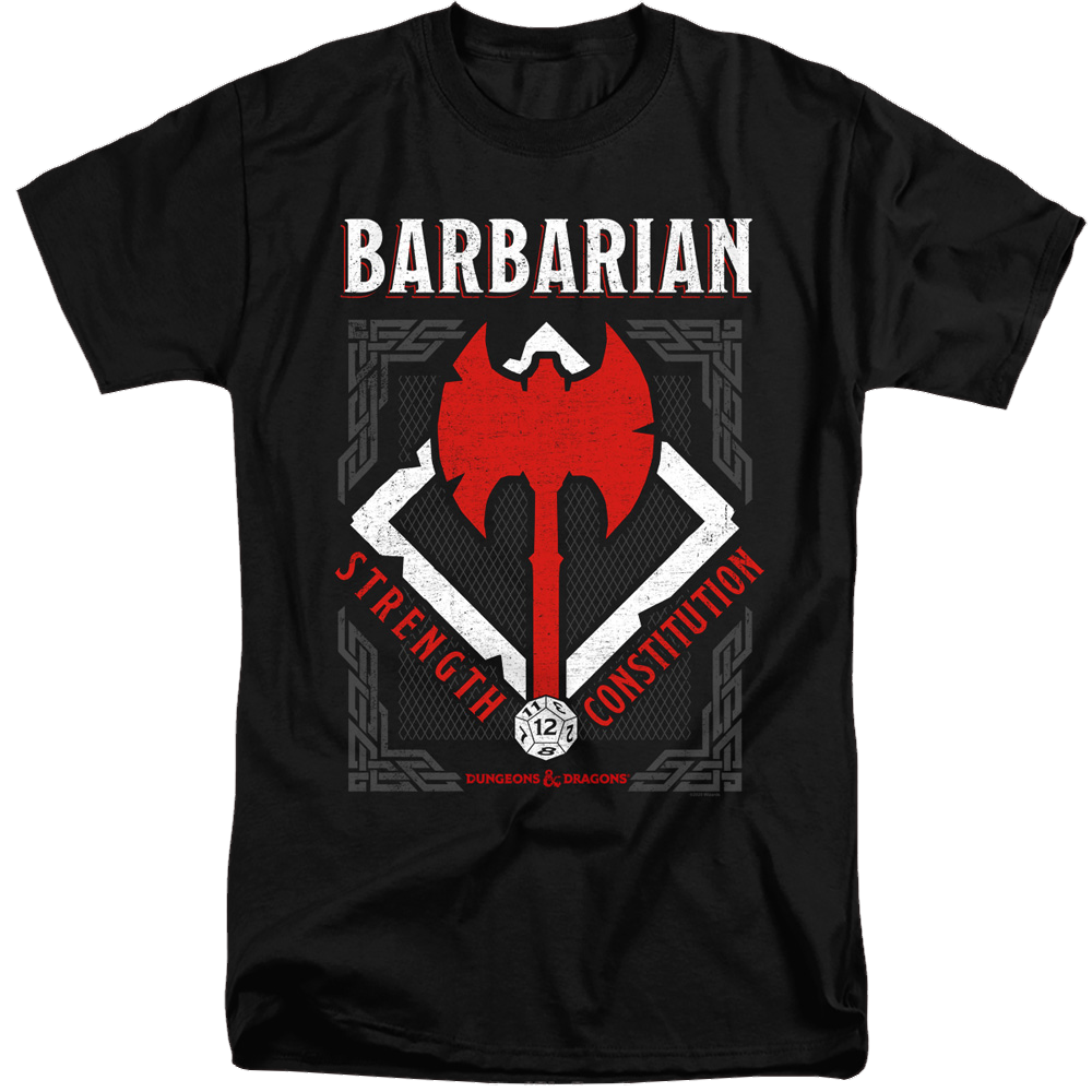 Dungeons & Dragons Barbarian - Men's Tall Fit T-Shirt Men's Tall Fit T-Shirt Dungeons & Dragons   
