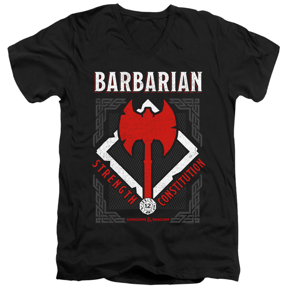Dungeons & Dragons Barbarian - Men's V-Neck T-Shirt Men's V-Neck T-Shirt Dungeons & Dragons   