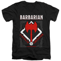 Dungeons & Dragons Barbarian - Men's V-Neck T-Shirt Men's V-Neck T-Shirt Dungeons & Dragons   