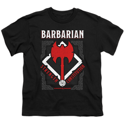 Dungeons & Dragons Barbarian - Youth T-Shirt Youth T-Shirt (Ages 8-12) Dungeons & Dragons   