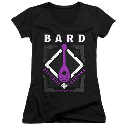 Dungeons & Dragons Bard - Juniors V-Neck T-Shirt Juniors V-Neck T-Shirt Dungeons & Dragons   