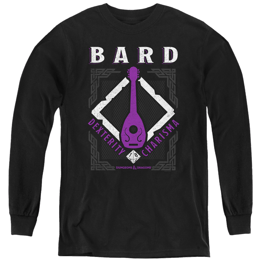 Dungeons & Dragons Bard - Youth Long Sleeve T-Shirt Youth Long Sleeve T-Shirt Dungeons & Dragons   