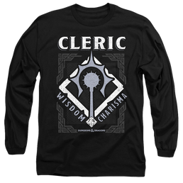 Dungeons & Dragons Cleric - Men's Long Sleeve T-Shirt Men's Long Sleeve T-Shirt Dungeons & Dragons   