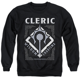 Dungeons & Dragons Cleric - Men's Crewneck Sweatshirt Men's Crewneck Sweatshirt Dungeons & Dragons   