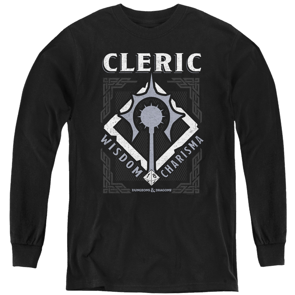 Dungeons & Dragons Cleric - Youth Long Sleeve T-Shirt Youth Long Sleeve T-Shirt Dungeons & Dragons   