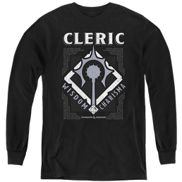 Dungeons & Dragons Cleric - Youth Long Sleeve T-Shirt Youth Long Sleeve T-Shirt Dungeons & Dragons   